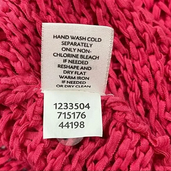 J.JILL Pure Jill coral red knit cotton vest size M - Picture 6 of 12